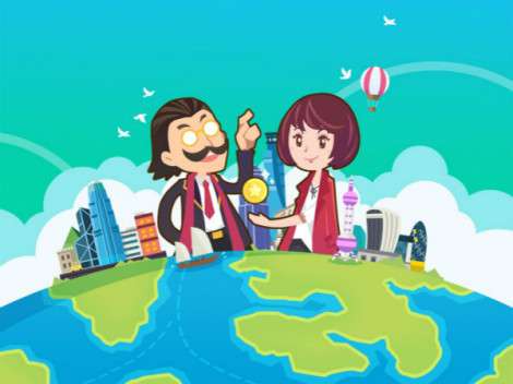 金币大富翁城市与世界地图